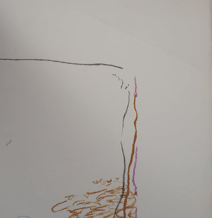 Marko CELEBONOVIC : Jeune fille pensive - Lithographie originale signée