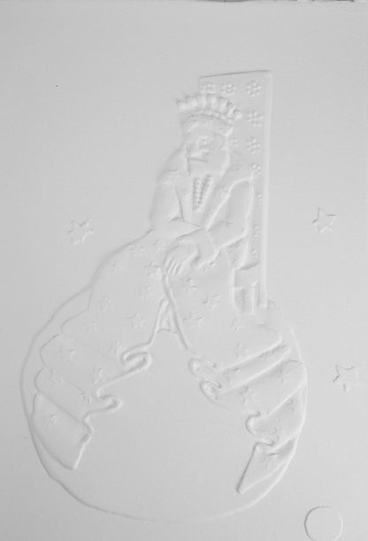 Antoine DE SAINT EXUPERY : Le Roi - Gravure sur bois