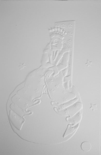 Antoine DE SAINT EXUPERY : Le Roi - Gravure sur bois