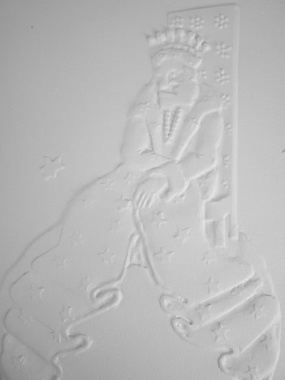 Antoine DE SAINT EXUPERY : Le Roi - Gravure sur bois