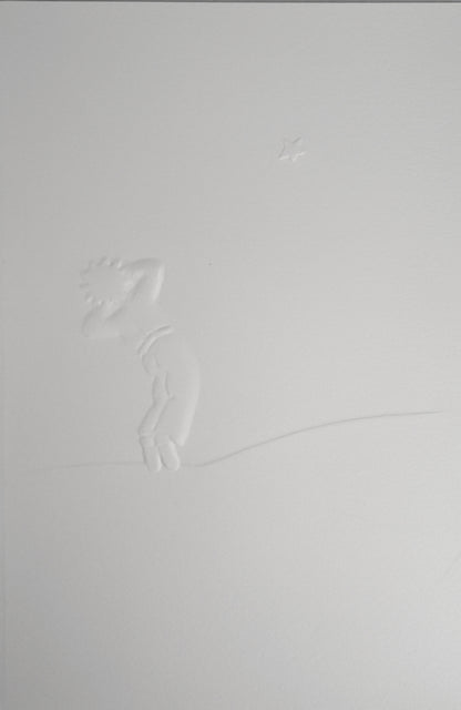 Antoine DE SAINT EXUPERY : Le rêve du petit prince - Gravure sur bois