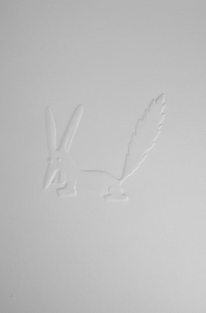 Antoine DE SAINT EXUPERY : Le renard - Gravure sur bois