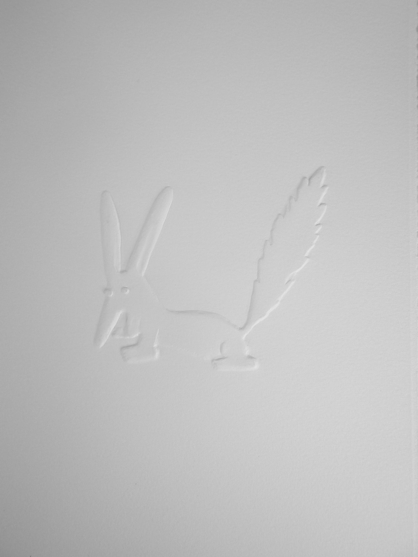 Antoine DE SAINT EXUPERY : Le renard - Gravure sur bois