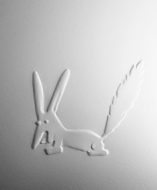 Antoine DE SAINT EXUPERY : Le renard - Gravure sur bois