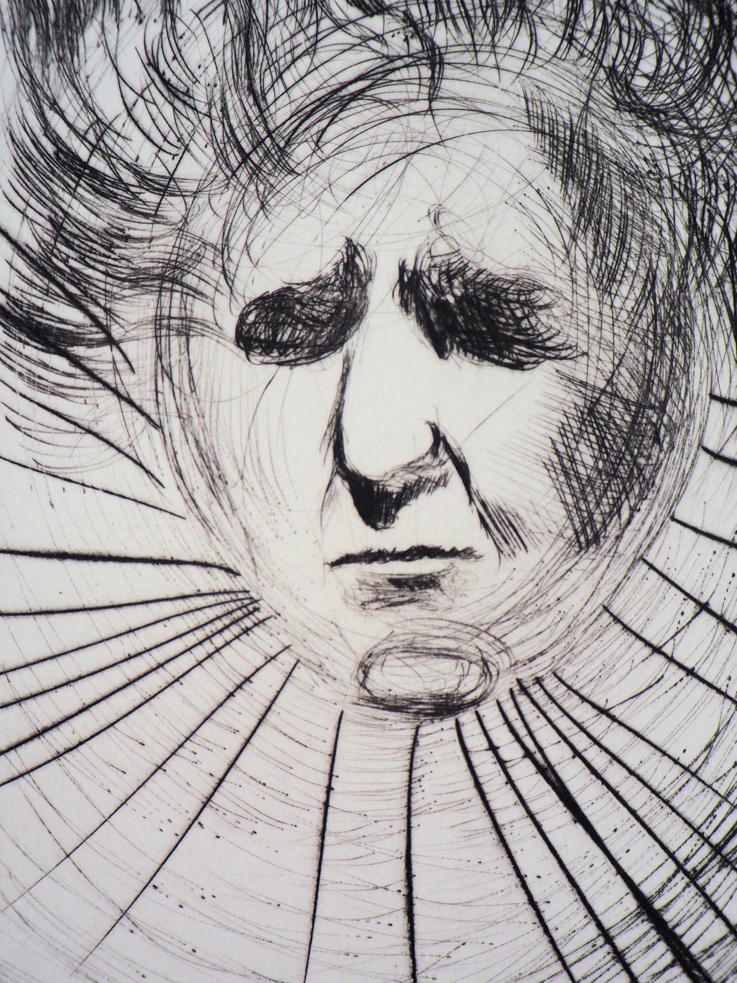 Salvador DALI : Ben Gourion - Gravure originale signée