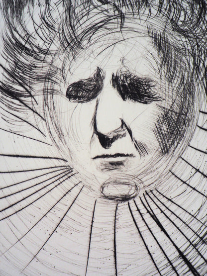 Salvador DALI : Ben Gourion - Gravure originale signée