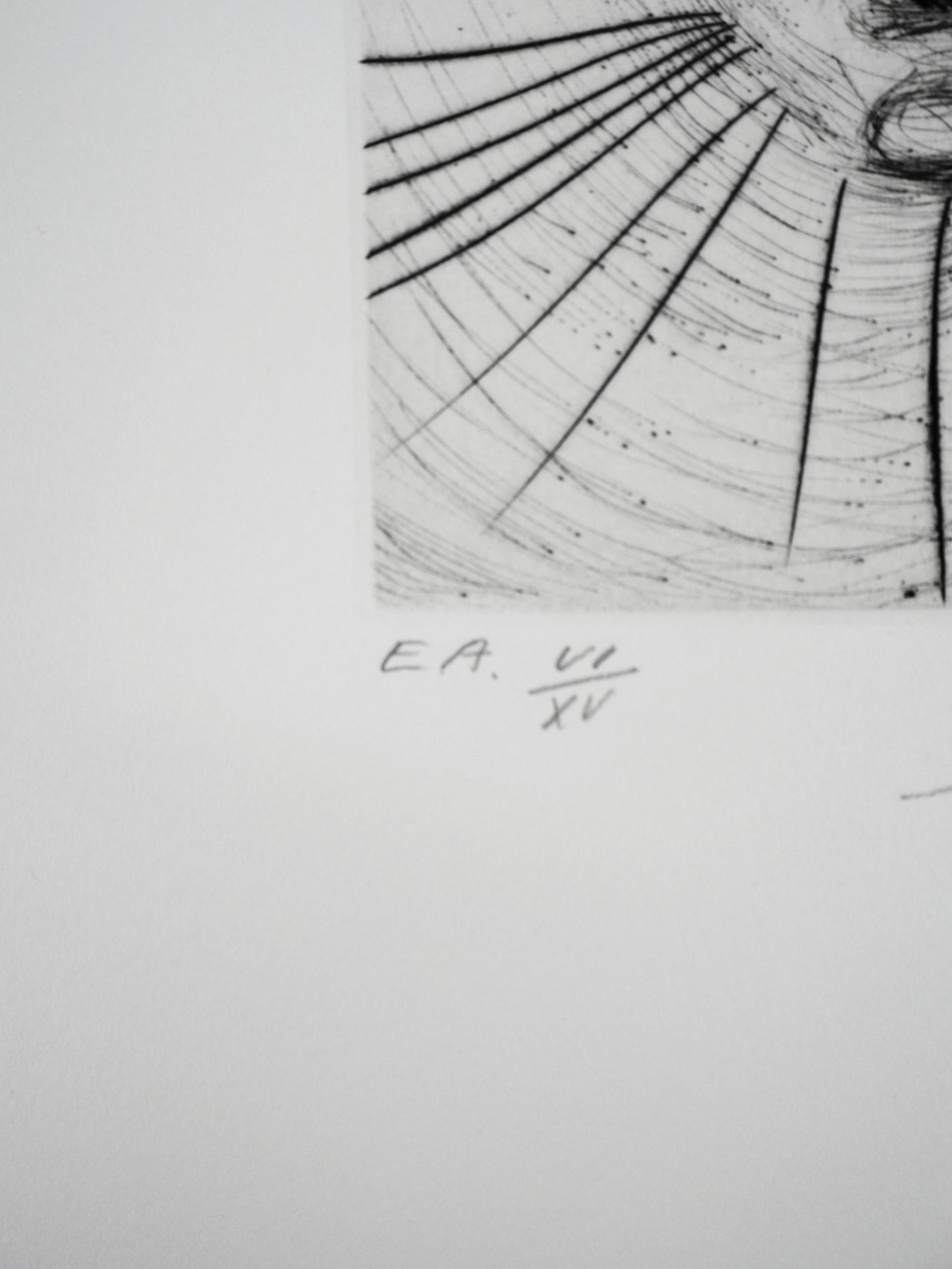 Salvador DALI : Ben Gourion - Gravure originale signée