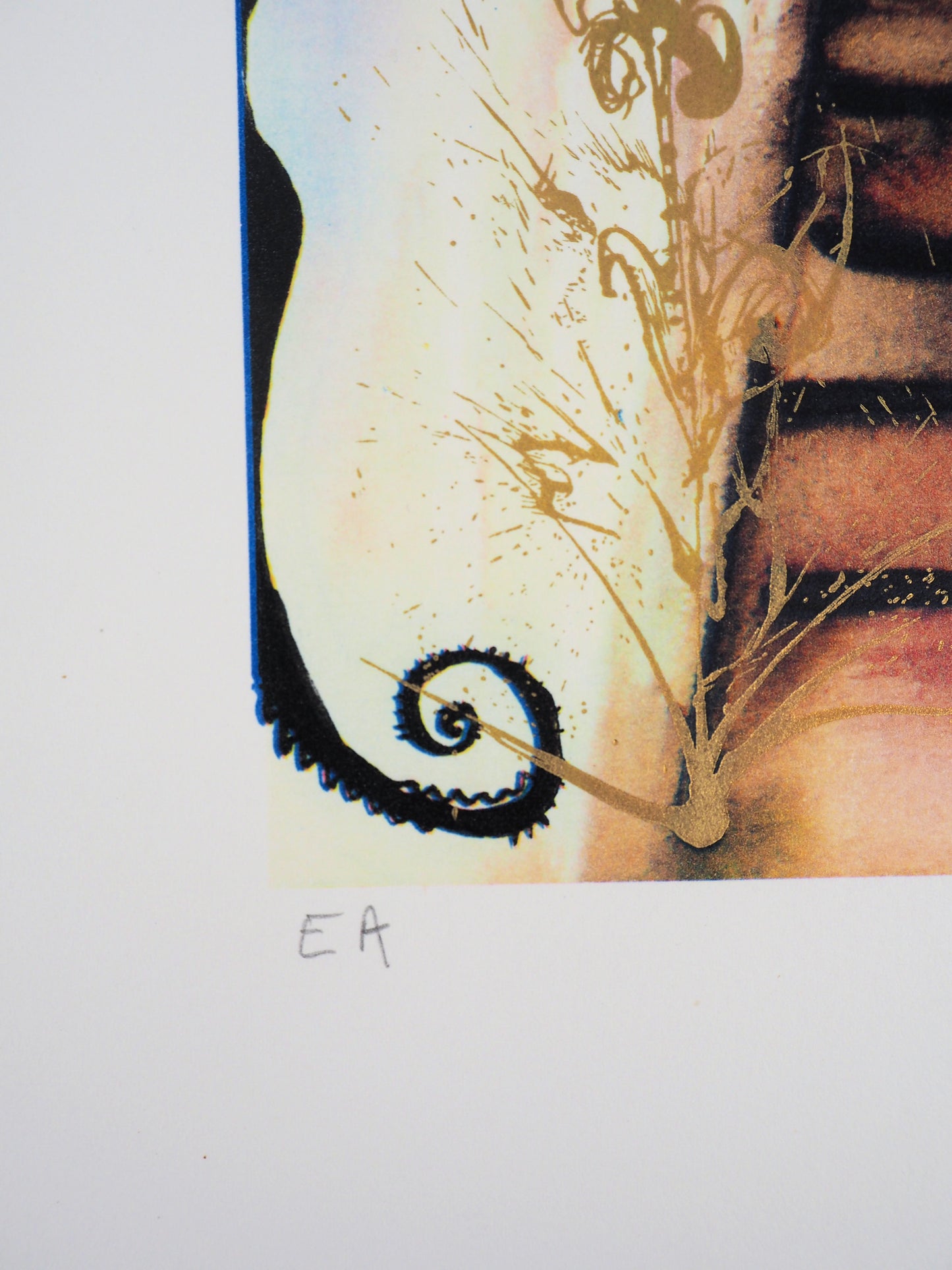 Salvador DALI : The rabbit sends in a little bill - Gravure originale signée