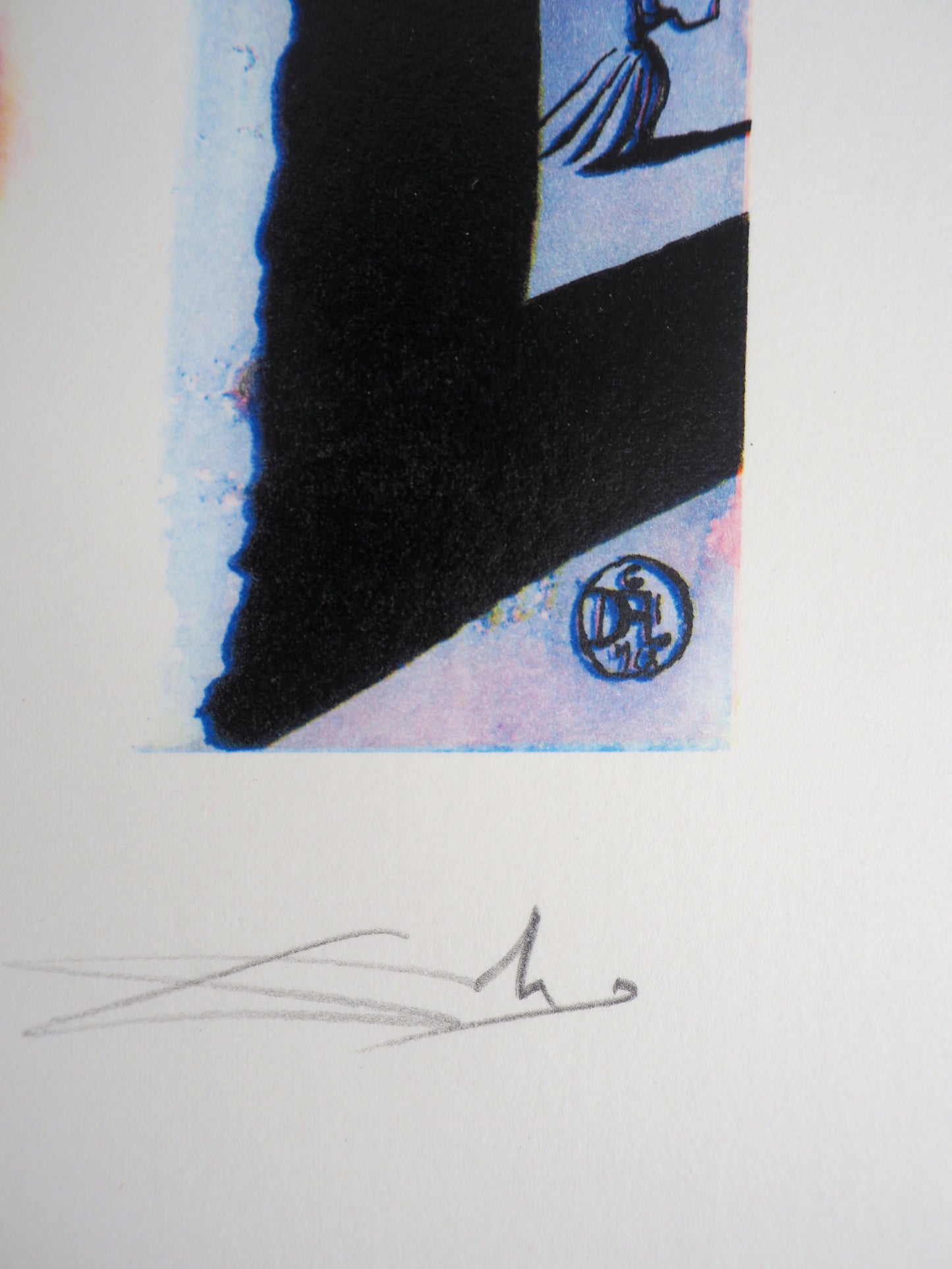 Salvador DALI : The rabbit sends in a little bill - Gravure originale signée