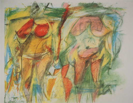 Willem DE KOONING : Femmes nues - Lithographie signée
