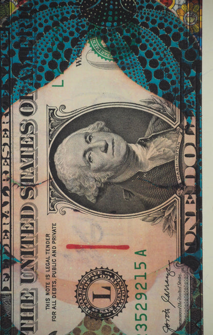 Death NYC : Nara with Kusama's green hair - Sérigraphie originale signée