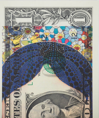 Death NYC : Nara with Kusama's purple hair - Sérigraphie originale signée