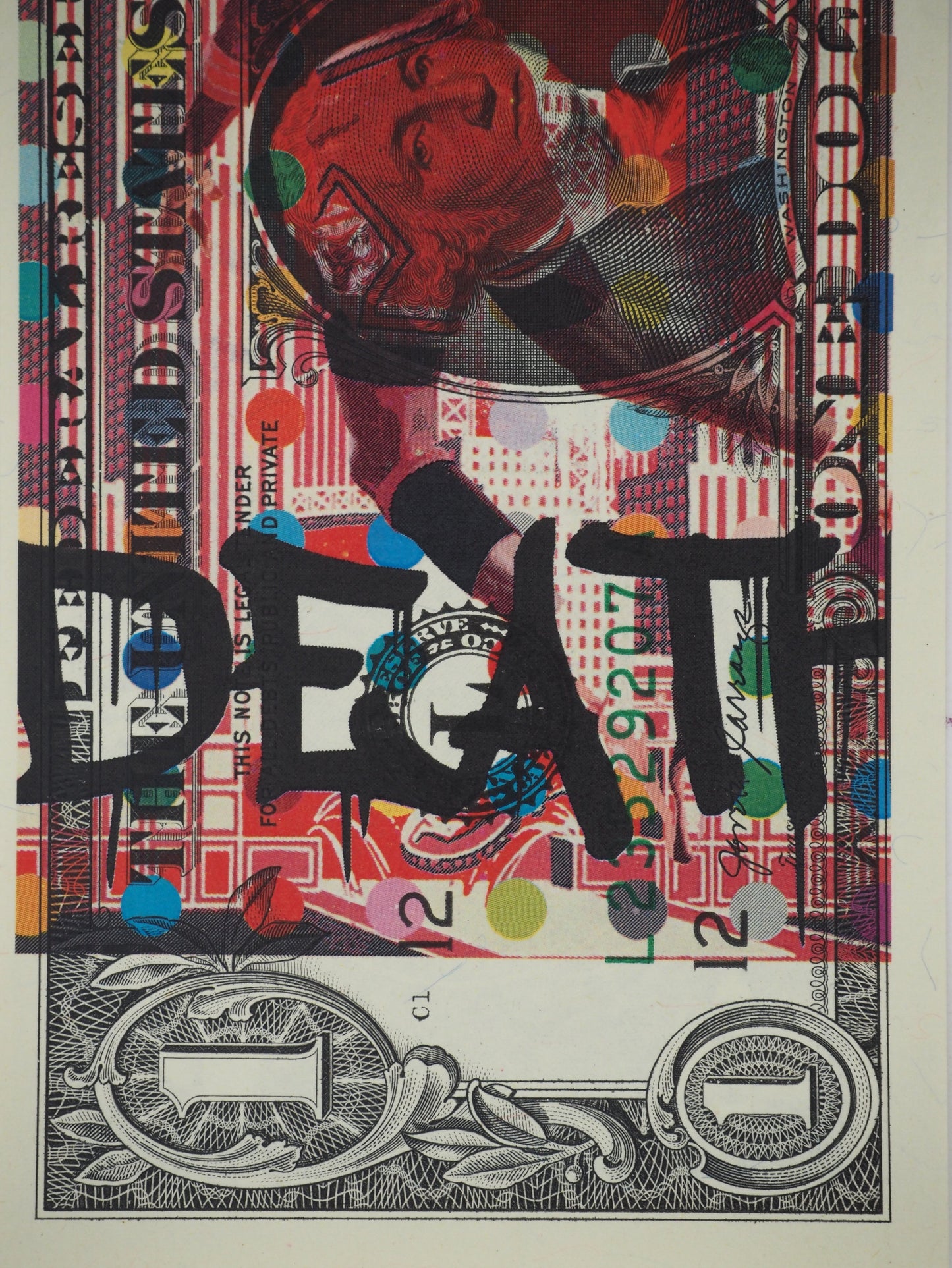 Death NYC : Michael Jordan's dunk - Sérigraphie originale signée