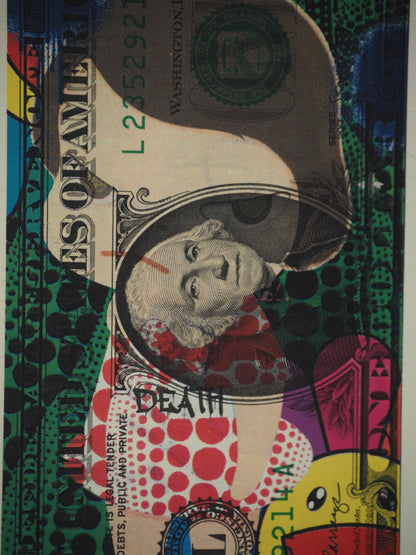 Death NYC : Nara with Kusama's dress - Sérigraphie originale signée