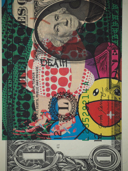 Death NYC : Nara with Kusama's dress - Sérigraphie originale signée