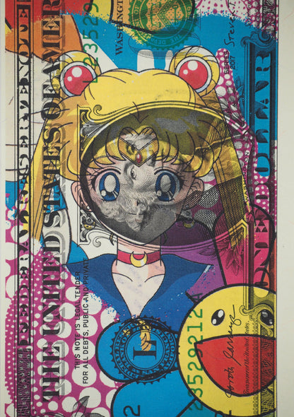 Death NYC : Sailor Moon meets Murakami & Kusama - Sérigraphie originale signée