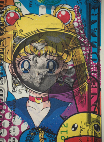 Death NYC : Sailor Moon meets Murakami & Kusama - Sérigraphie originale signée