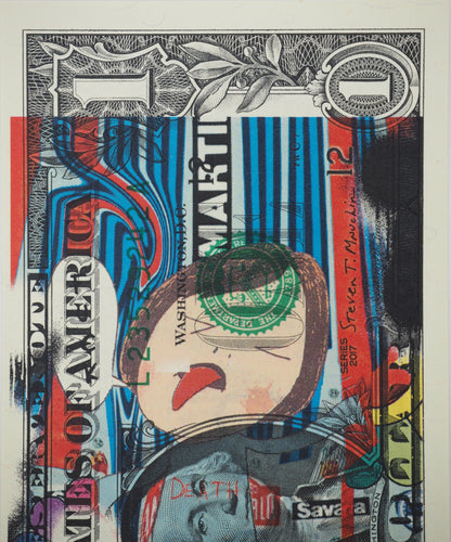 Death NYC : Nara sticks out her tongue - Sérigraphie originale signée