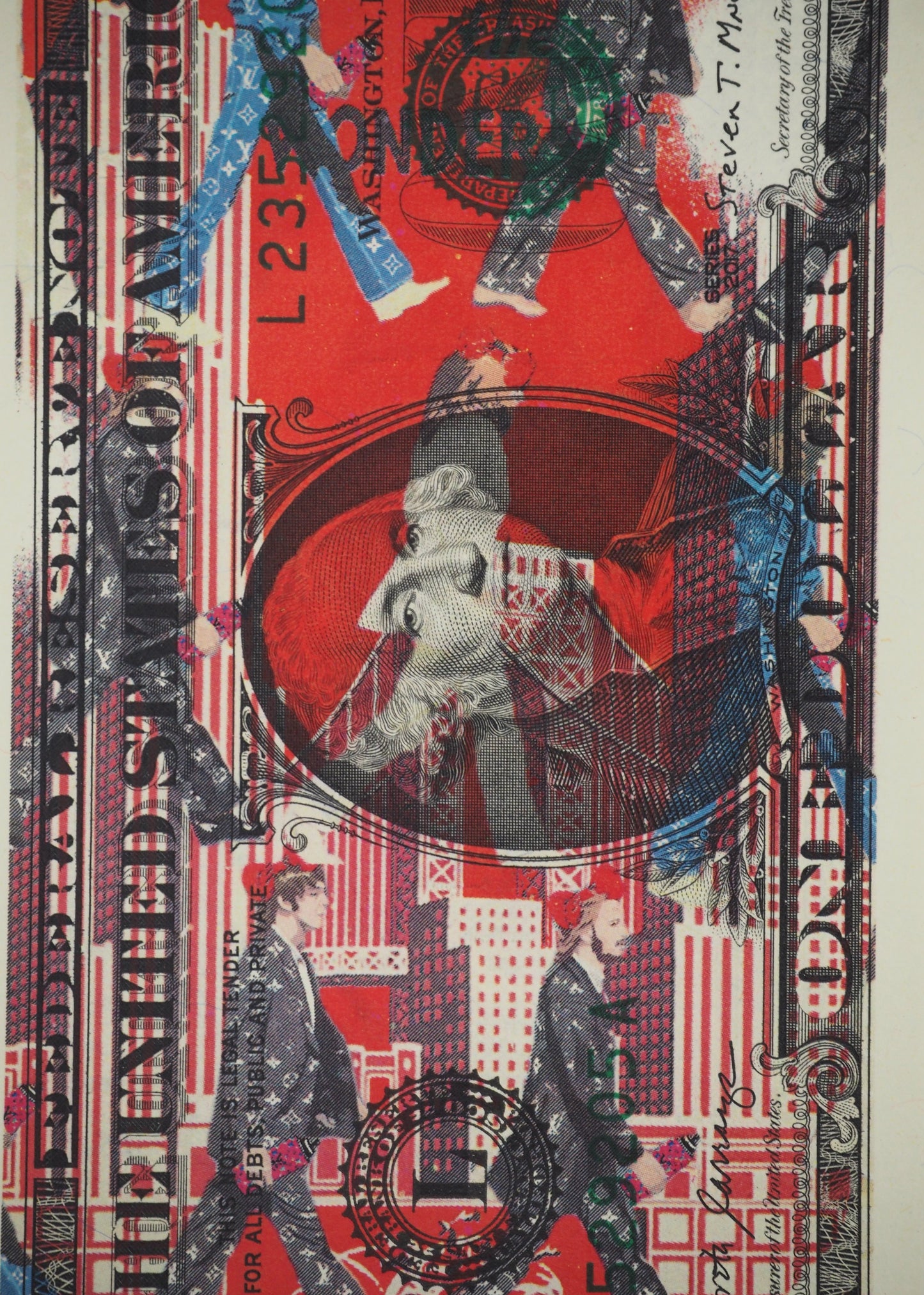 Death NYC : The Beatles with a LV suit - Sérigraphie originale signée