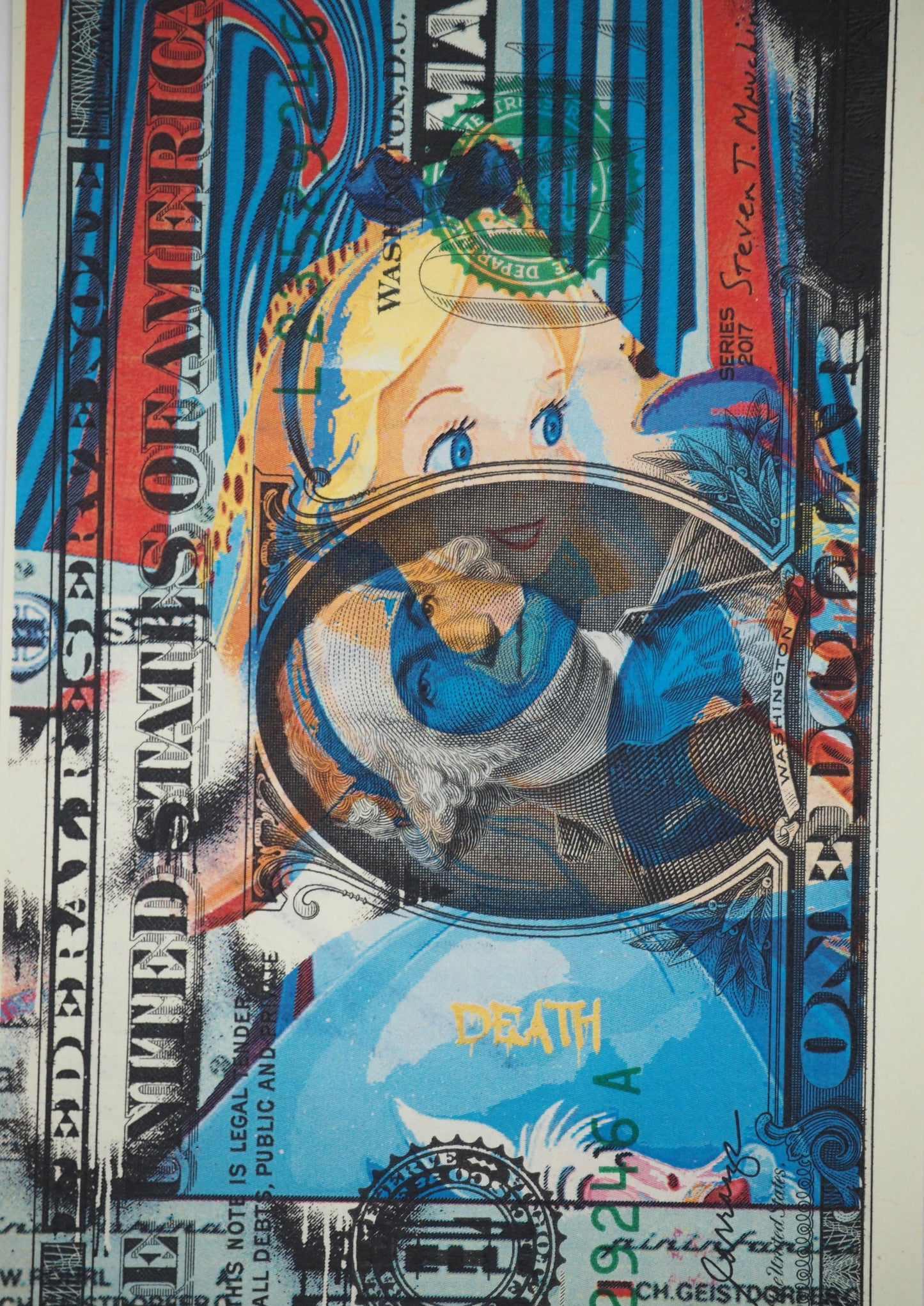 Death NYC : Alice in Wonderland - Sérigraphie originale signée