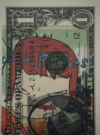Death NYC : Nara with the Statue of Liberty - Sérigraphie originale signée