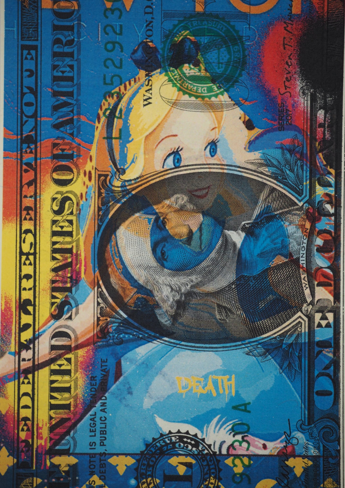 Death NYC : Alice in New York - Sérigraphie originale signée