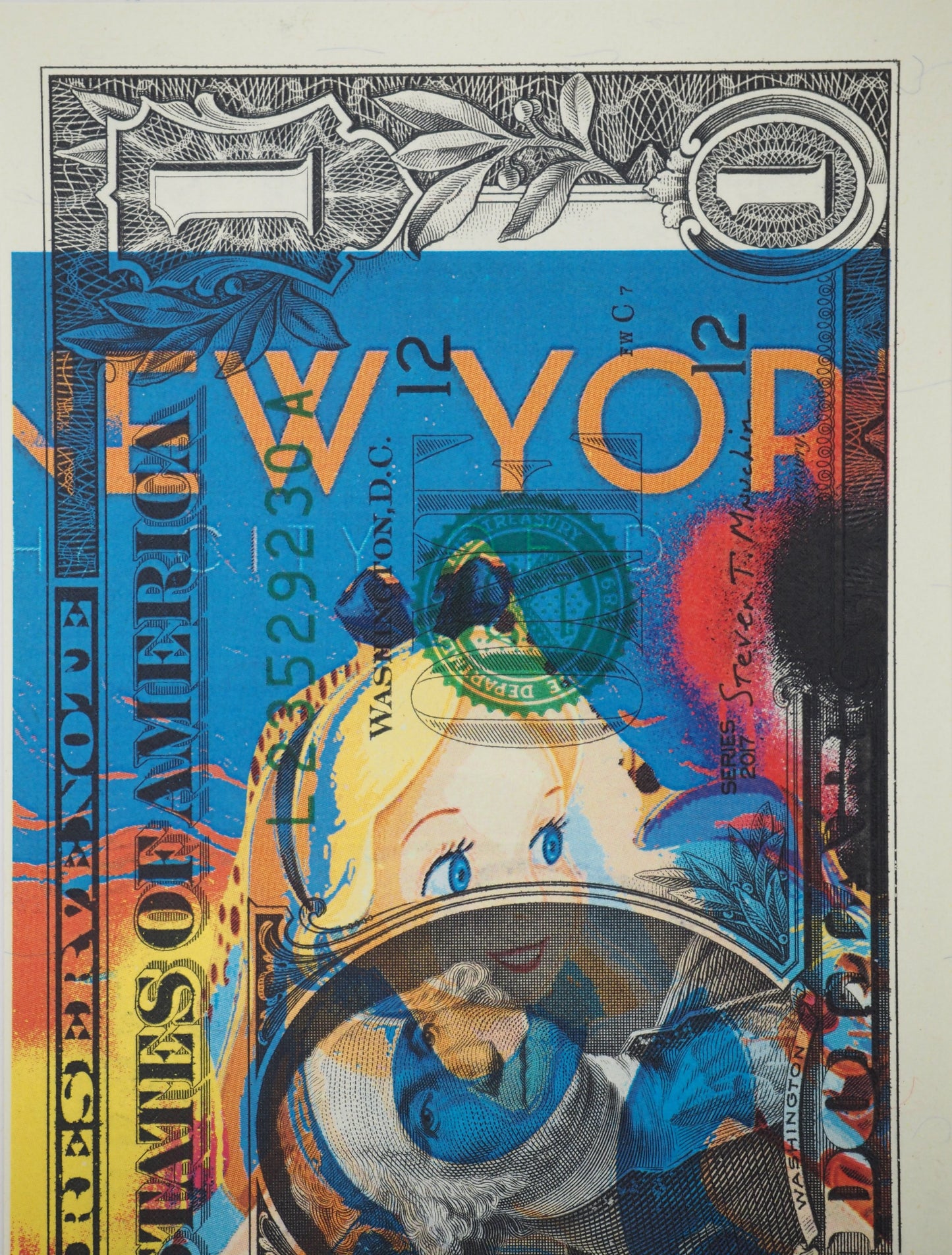 Death NYC : Alice in New York - Sérigraphie originale signée