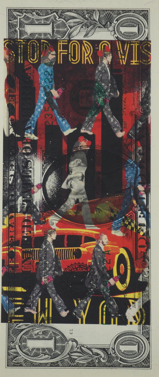 Death NYC : The Beatles with a LV suit - Sérigraphie originale signée