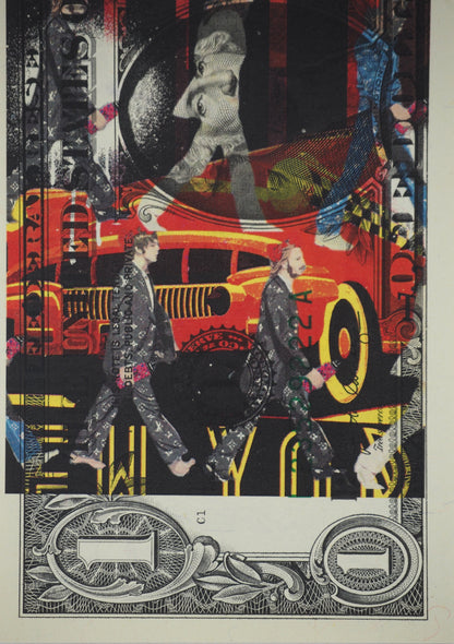 Death NYC : The Beatles with a LV suit - Sérigraphie originale signée