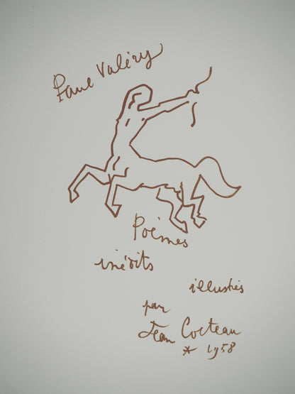 Jean COCTEAU : Le sagittaire - Lithographie signée