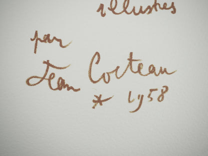 Jean COCTEAU : Le sagittaire - Lithographie signée