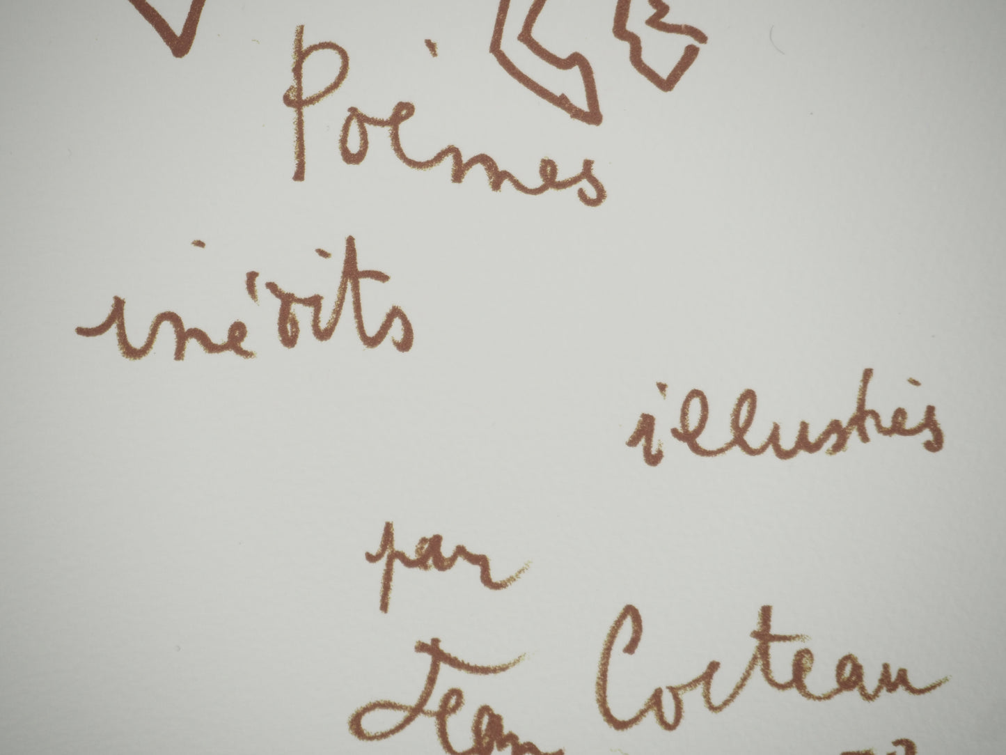 Jean COCTEAU : Le sagittaire - Lithographie signée