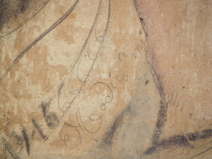 Amedeo MODIGLIANI : Portrait d'une bourgeoise - Lithographie signée
