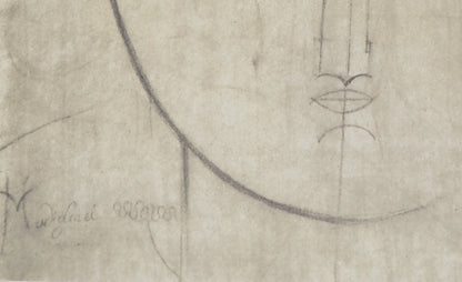 Amedeo MODIGLIANI : Tête de Cariatide - Lithographie signée