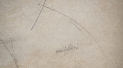 Amedeo MODIGLIANI : Cariatide de face - Lithographie signée