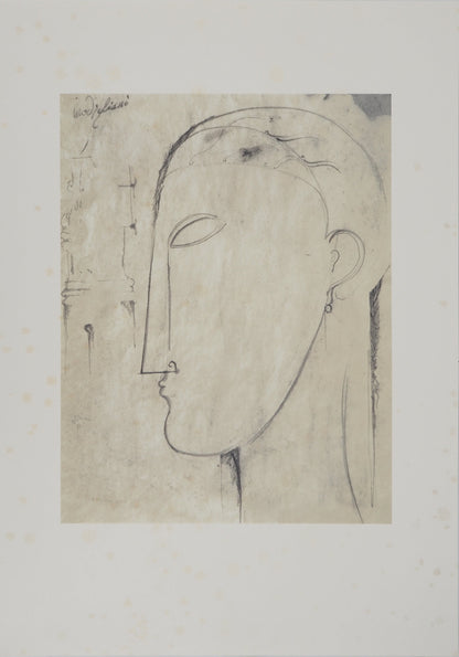 Amedeo MODIGLIANI : Cariatide - Lithographie signée