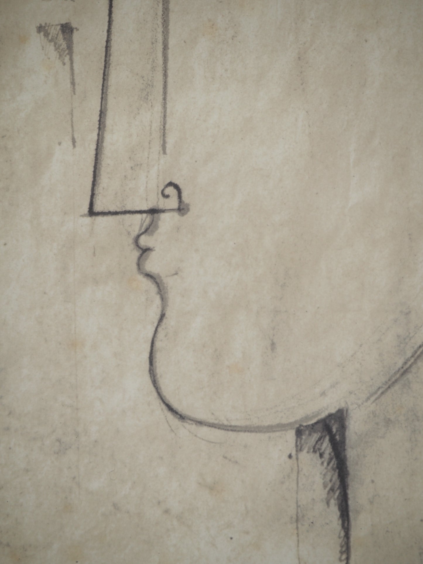 Amedeo MODIGLIANI : Cariatide - Lithographie signée