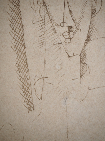 Amedeo MODIGLIANI : Portrait de l'artiste - Lithographie signée