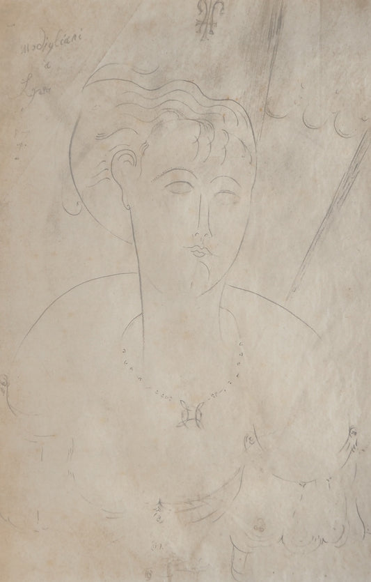 Amedeo MODIGLIANI : Lysa - Lithographie signée