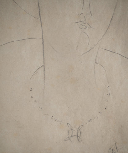 Amedeo MODIGLIANI : Lysa - Lithographie signée