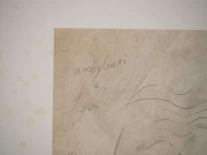 Amedeo MODIGLIANI : Lysa - Lithographie signée