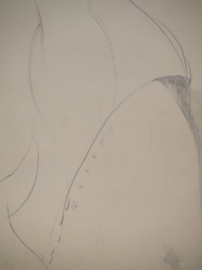 Amedeo MODIGLIANI : Femme au châle - Lithographie signée