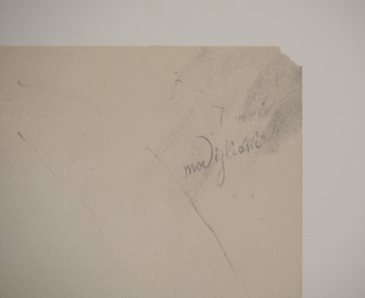 Amedeo MODIGLIANI : Femme au châle - Lithographie signée
