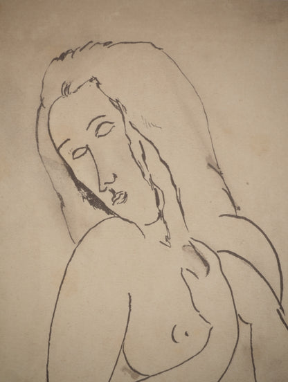 Amedeo MODIGLIANI : Nu de Jeanne Hébuterne - Lithographie signée