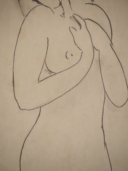 Amedeo MODIGLIANI : Nu de Jeanne Hébuterne - Lithographie signée