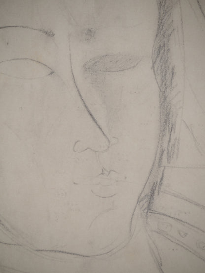Amedeo MODIGLIANI : Portrait du jeune garçon - Lithographie signée