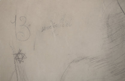 Amedeo MODIGLIANI : Portrait du jeune garçon - Lithographie signée