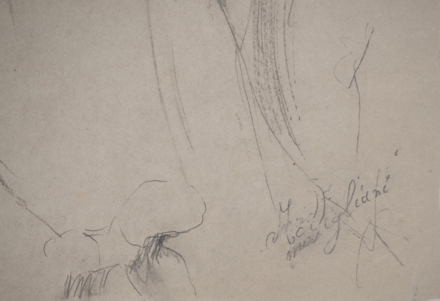Amedeo MODIGLIANI : Jeune fille - Lithographie signée