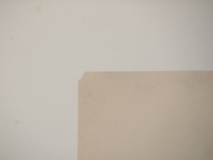Amedeo MODIGLIANI : La coiffe - Lithographie signée