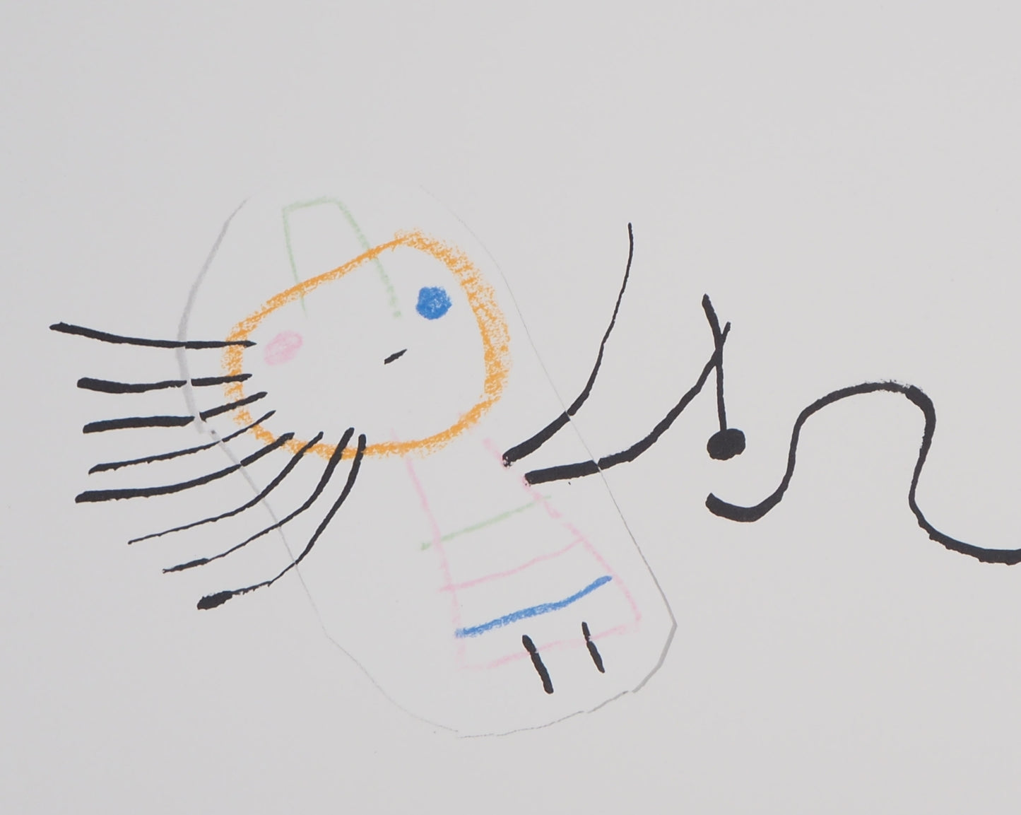 Joan MIRO : Femme et son enfant - Lithographie signée